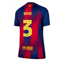 Stroje piłkarskie Barcelona Alejandro Balde #3 Koszulka Podstawowej dla damskie 2025-26 Krótki Rękaw